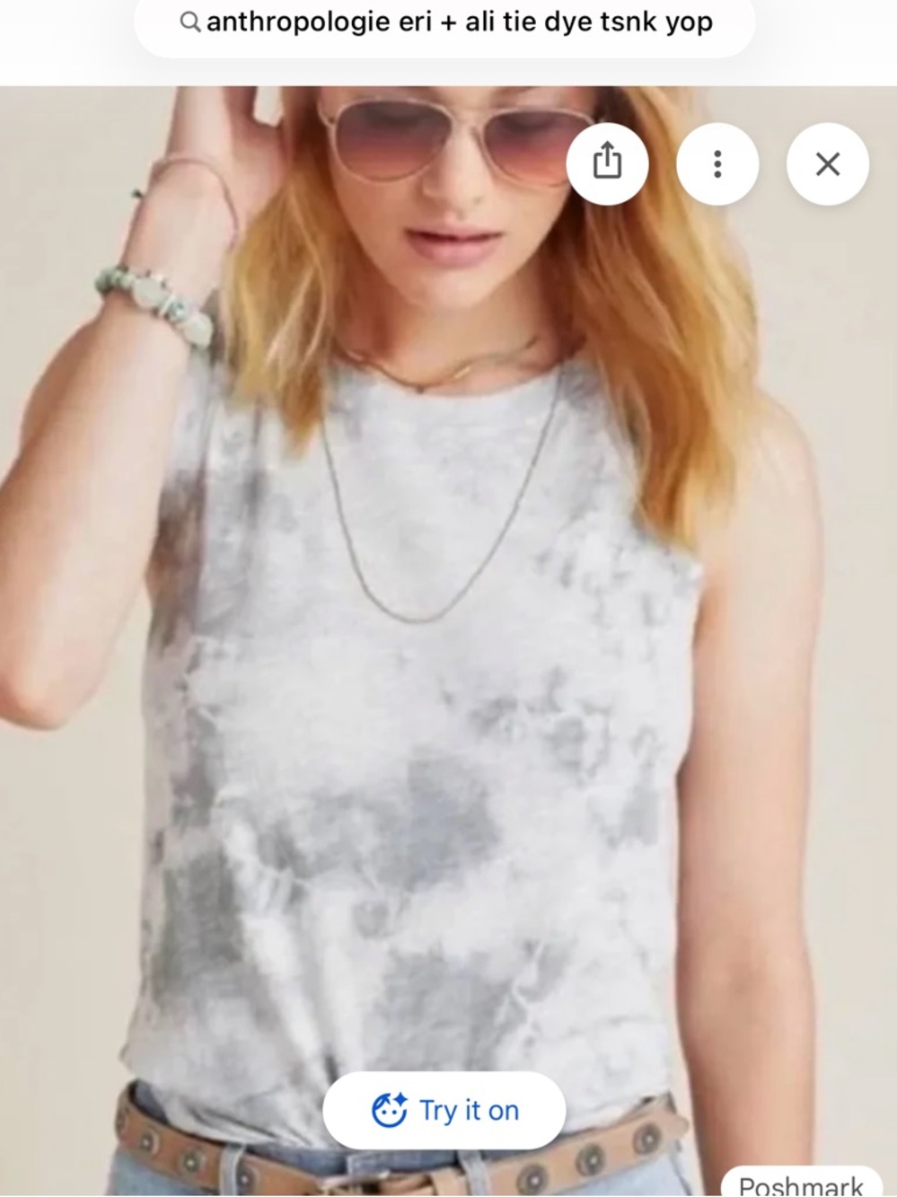 Anthropologie Eli +Ali Tie Dye Tank